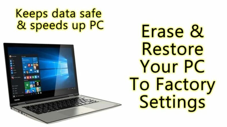 How To Reset a EVOO Laptop