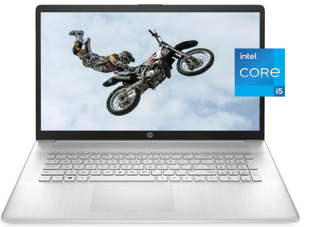 6. HP 17 Laptop, 11th Gen Intel Core i5-1135G7